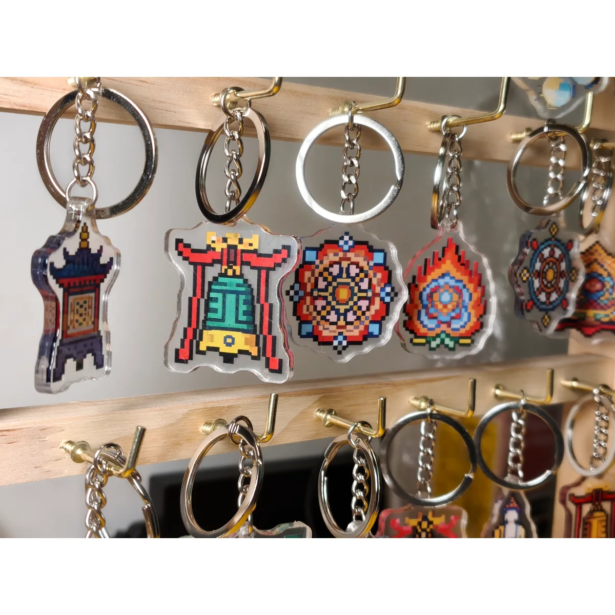 Clean acrylic charm collection product photo