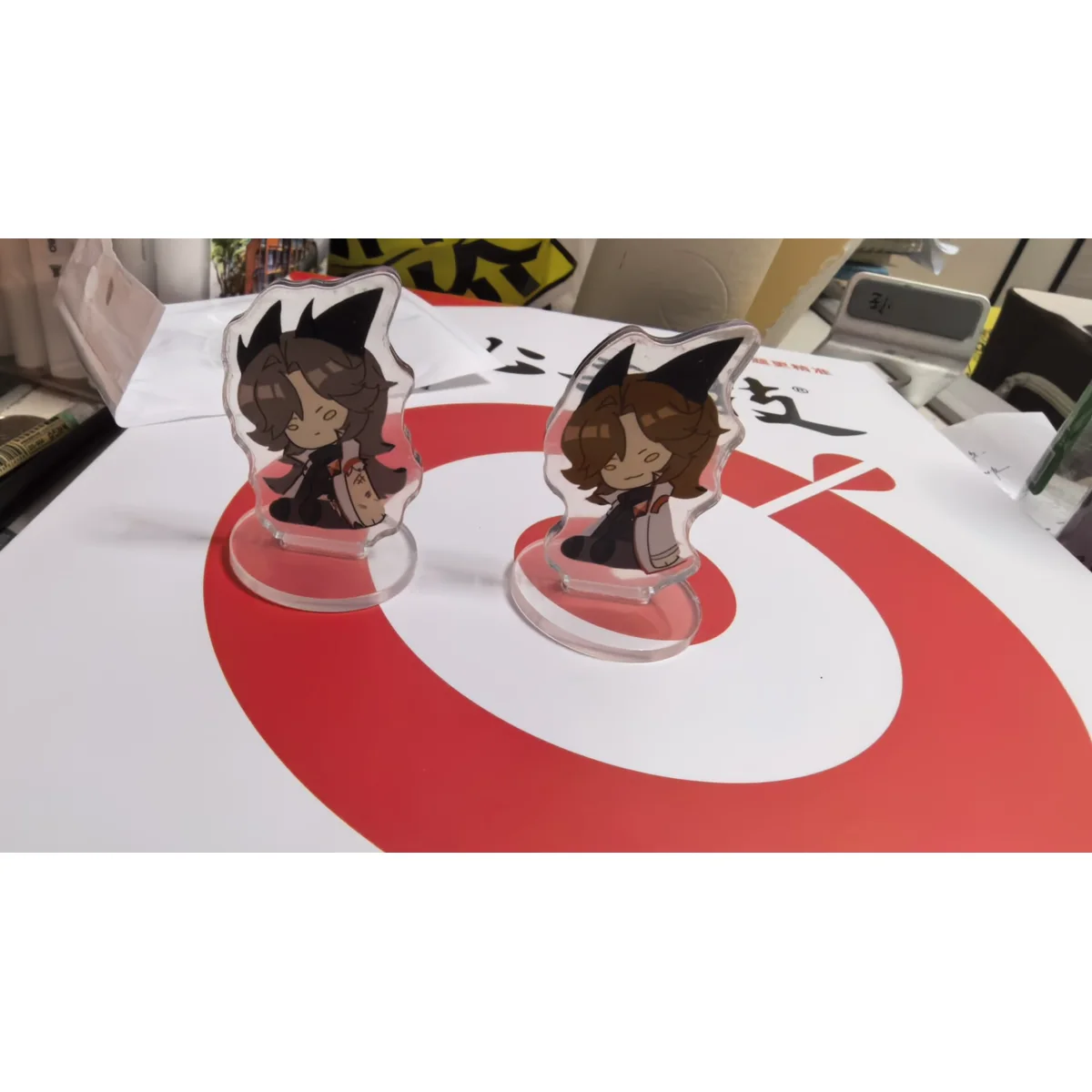 Clean acrylic standees product photo